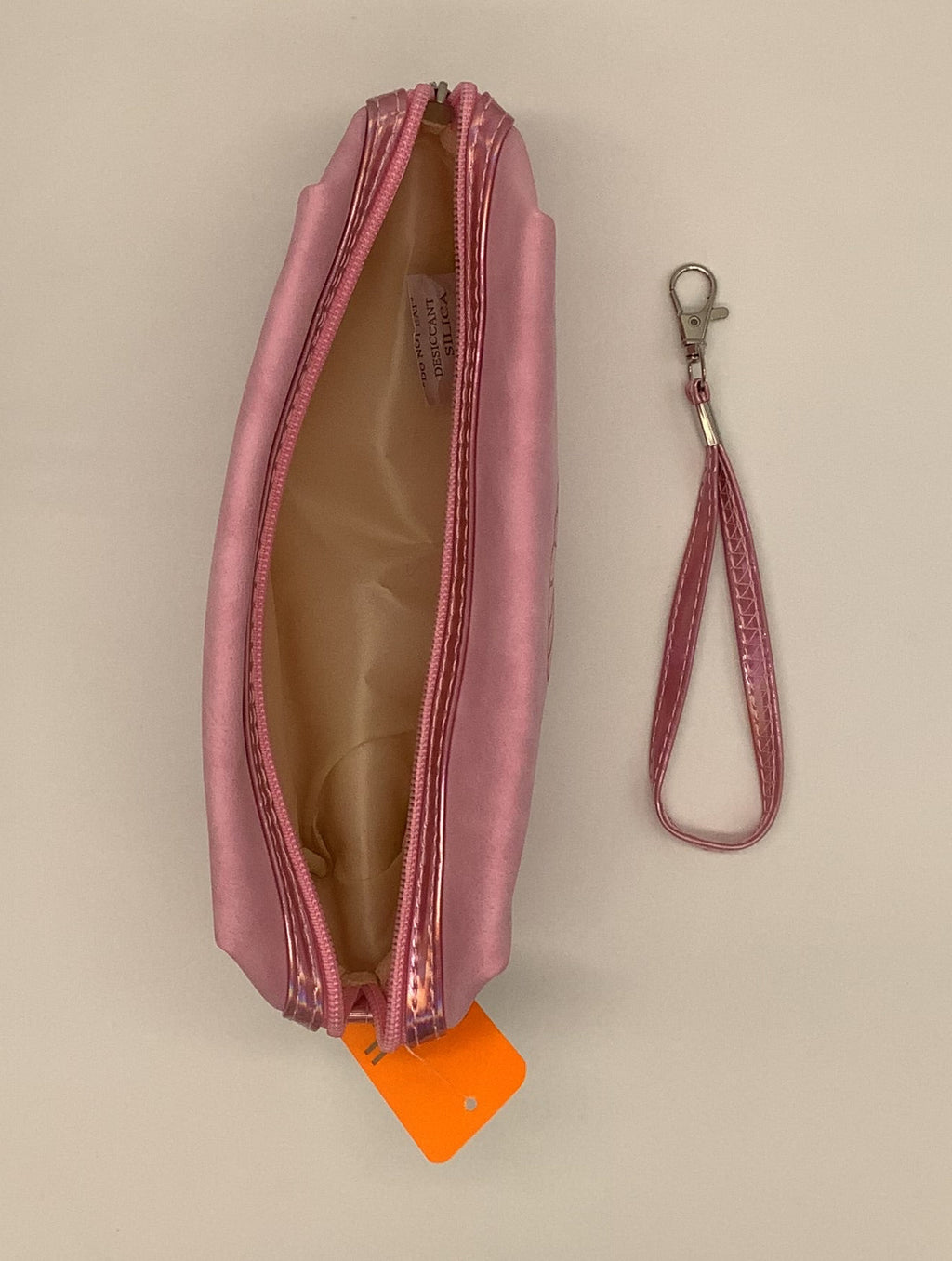 "Beauty" Pink Cosmetic Bag