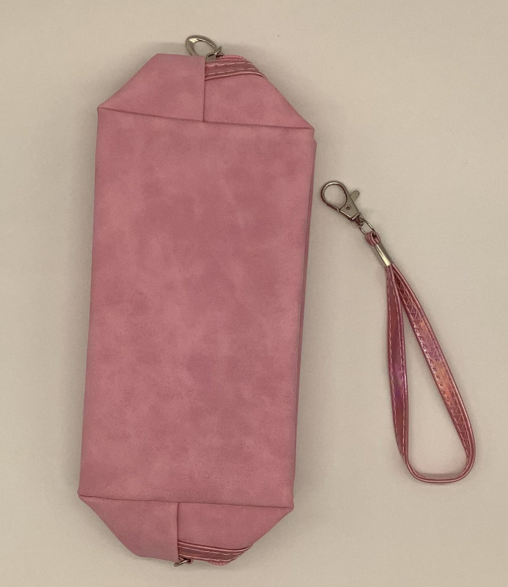 "Beauty" Pink Cosmetic Bag